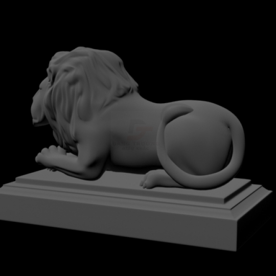 mô hình tượng sư tử