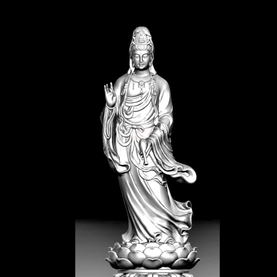 Tượng phật quan âm 2m5
